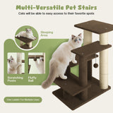 Cat Steps Stair with Scratching Post