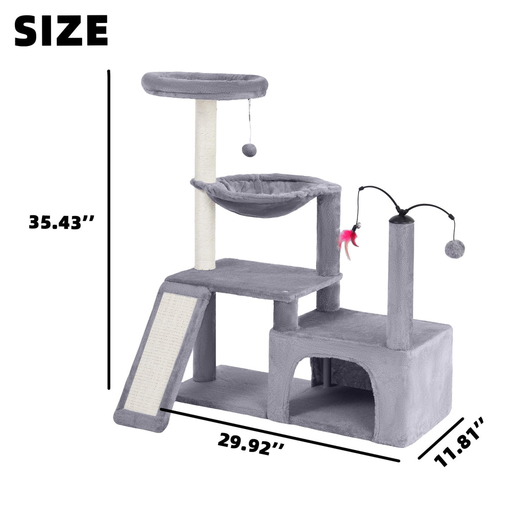 YUNIQUE Cat Tree with Cat Tree