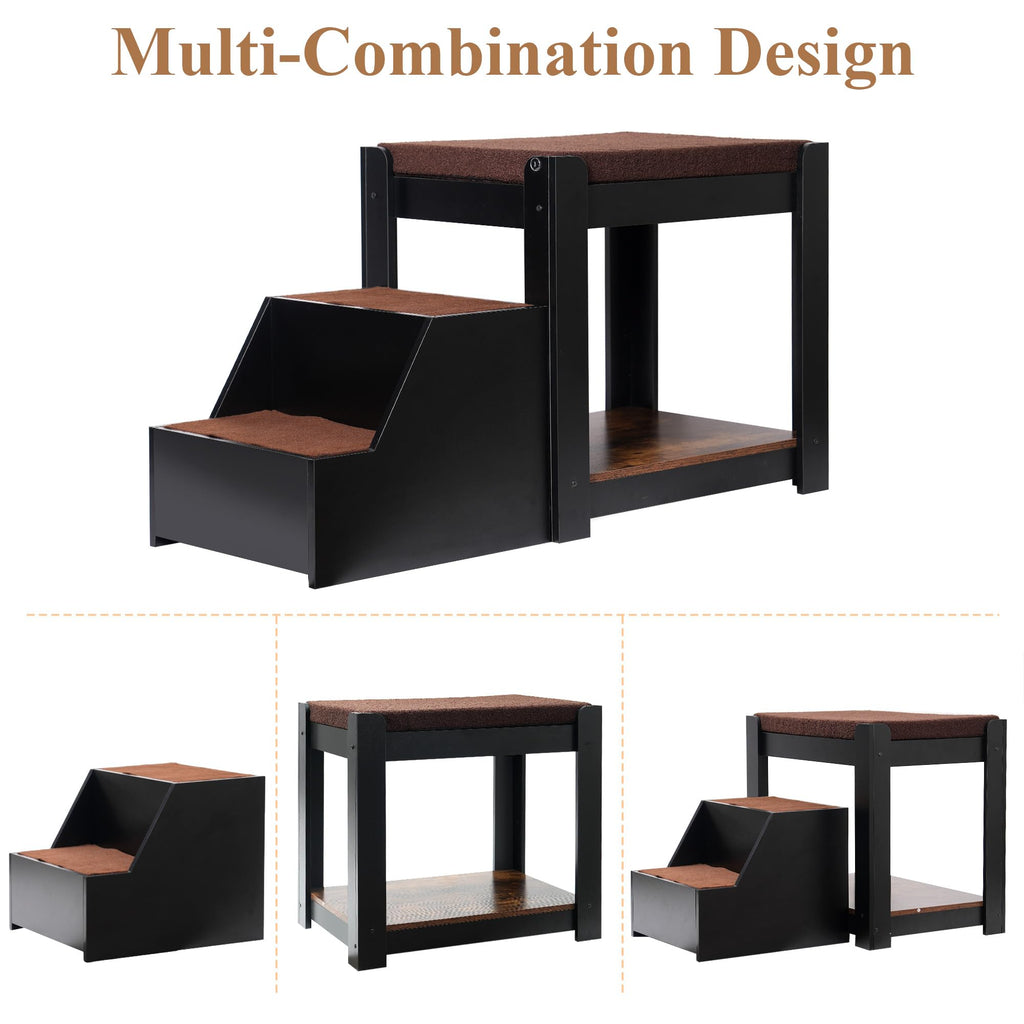 Dog Window Seat with StairsDog Window Seat with Stairs