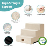 Non-Slip Pet Stairs for High Beds