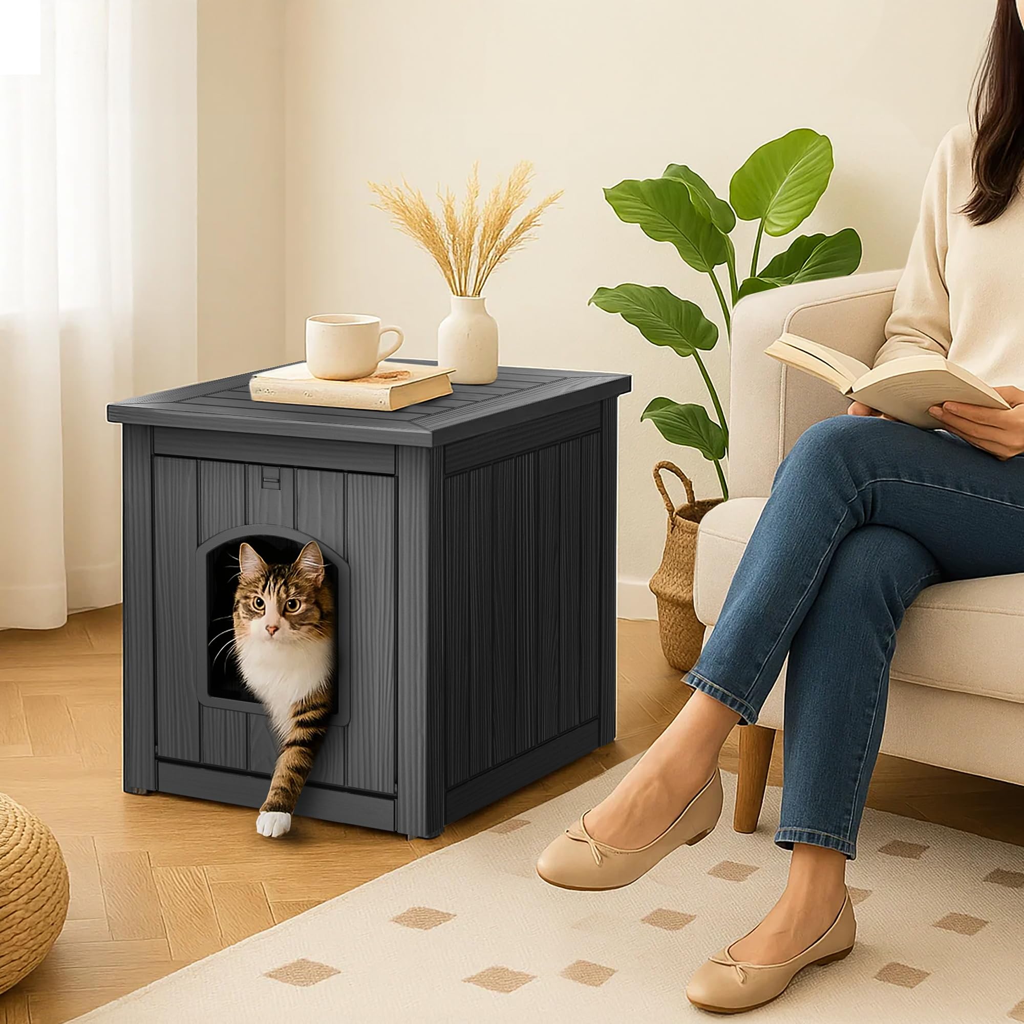 Weatherproof Outdoor Cat House