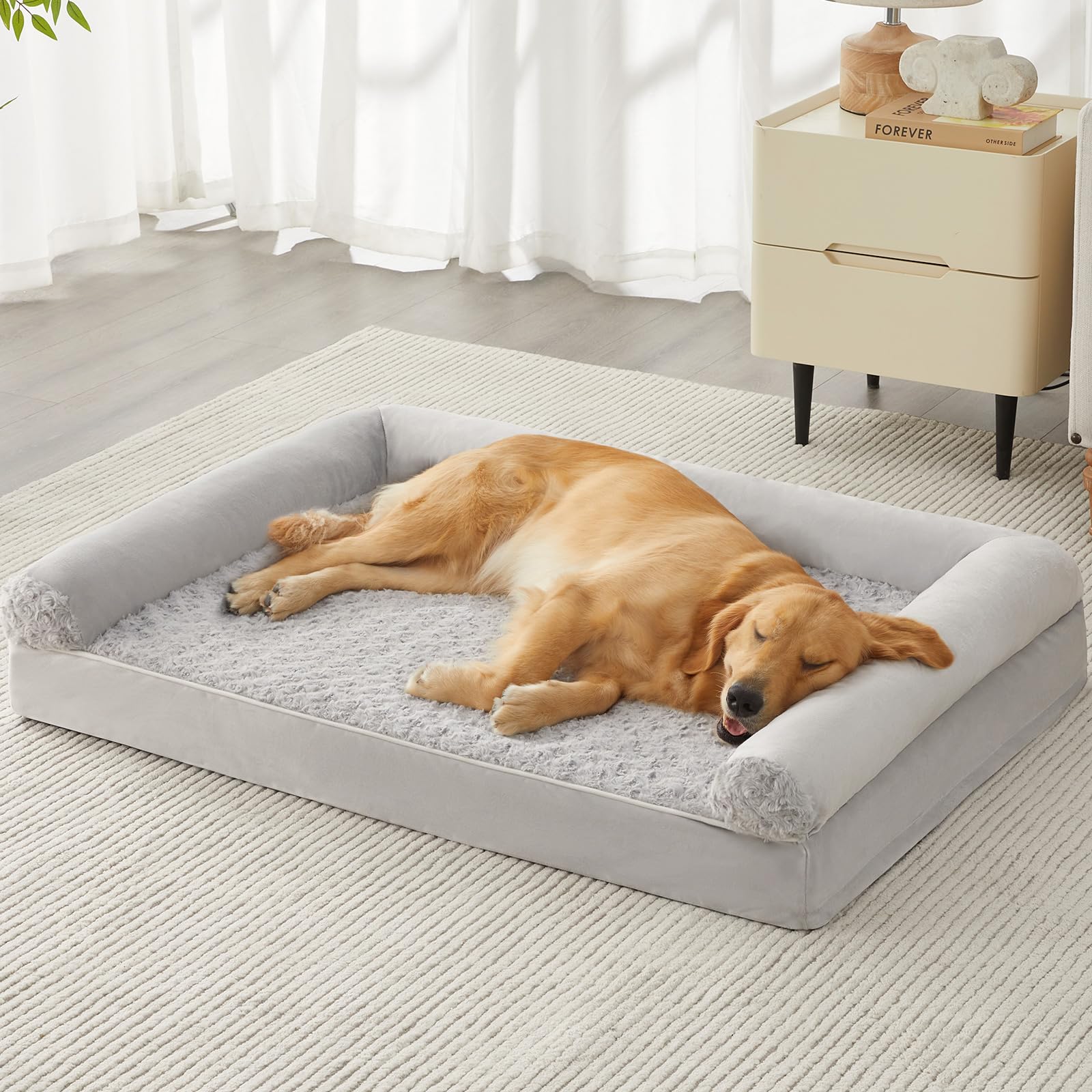 Orthopedic Waterproof Dog Bed for Large Dogs