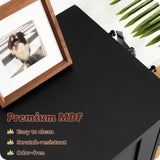 Pet Feeding Station with Storage Cabinet