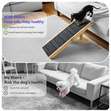 Adjustable Foldable Pet Ramp for Sofa