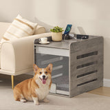 Modern Dog Crate with Charging Station