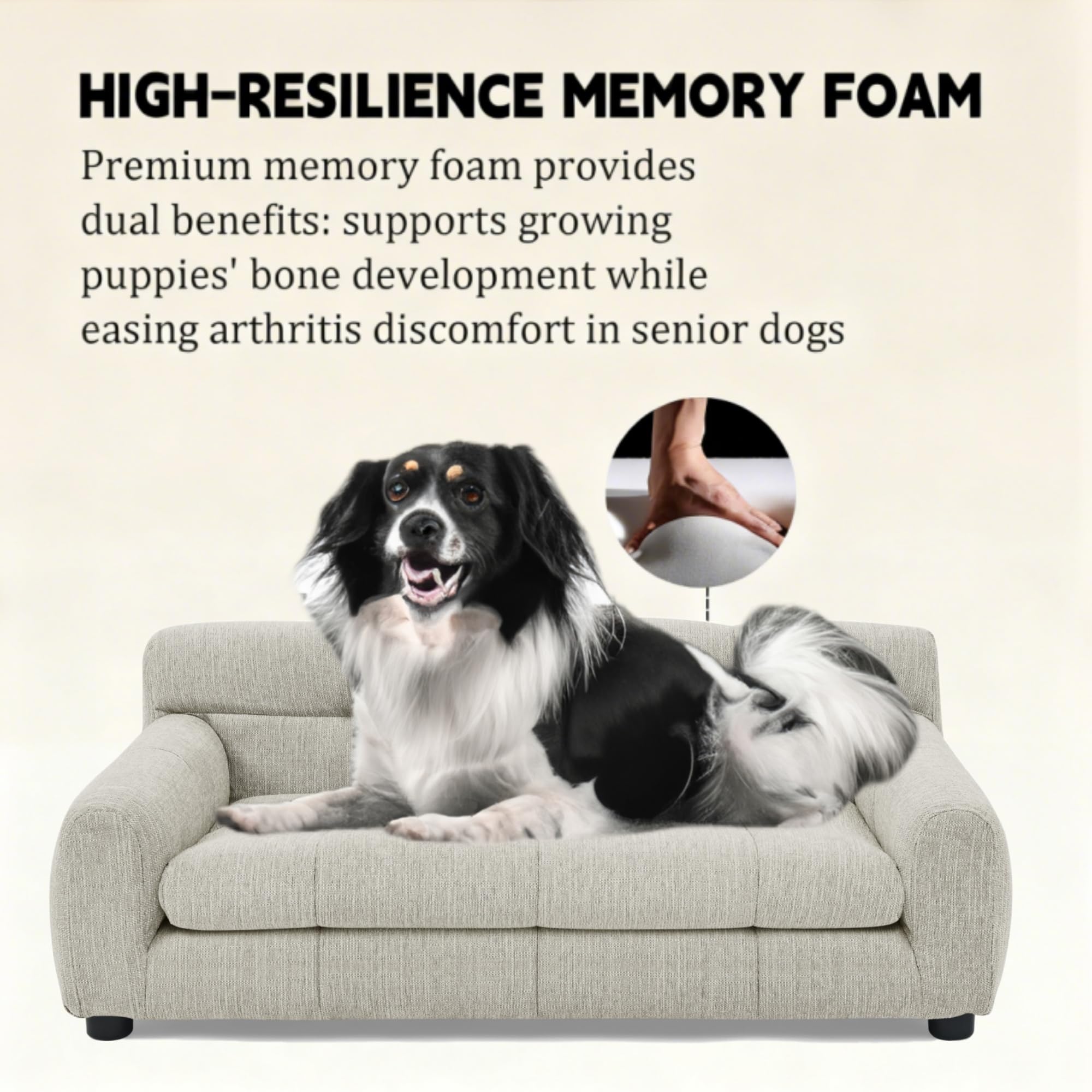 Memory Foam Dog Sofa Bed