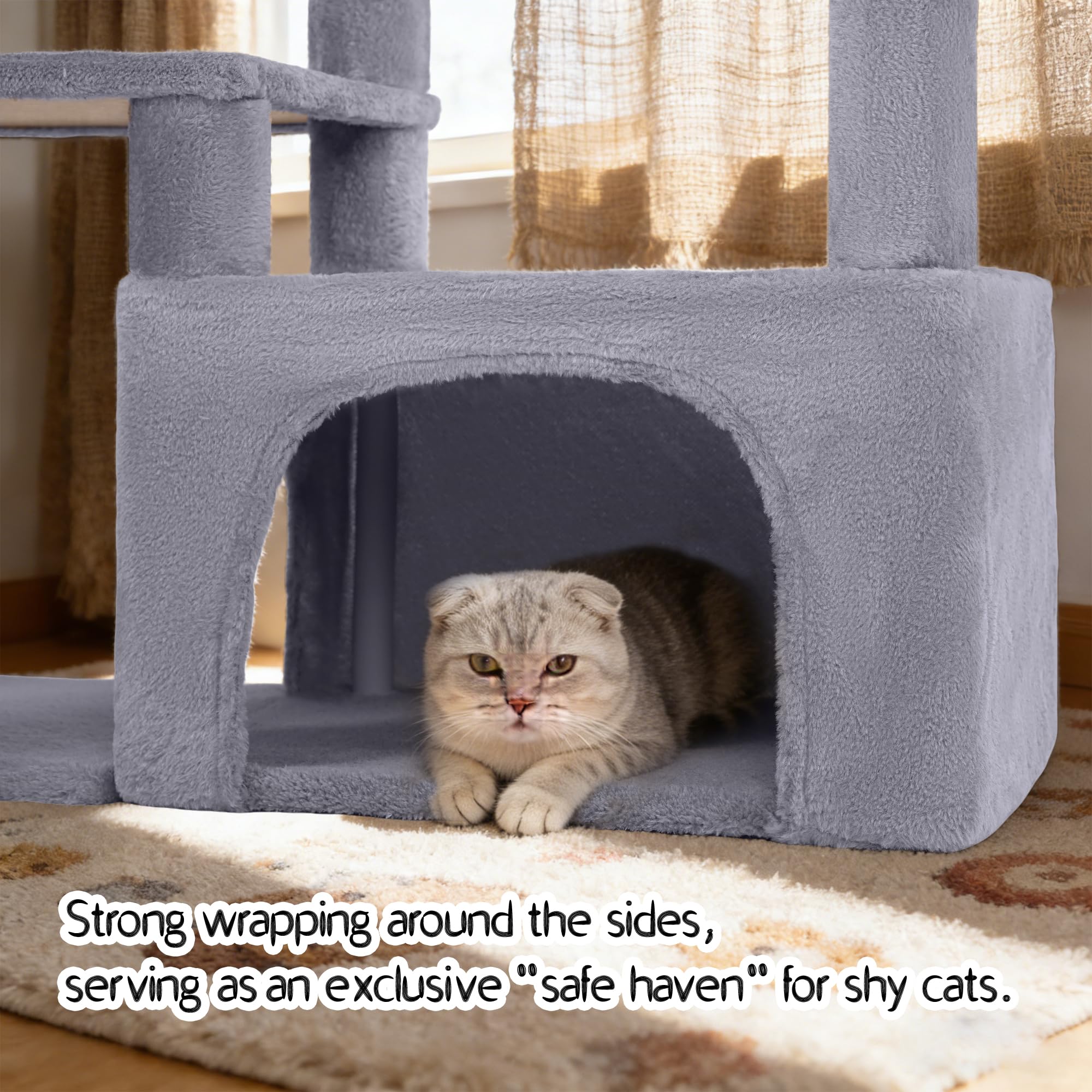 YUNIQUE Cat Tree with Cat Tree