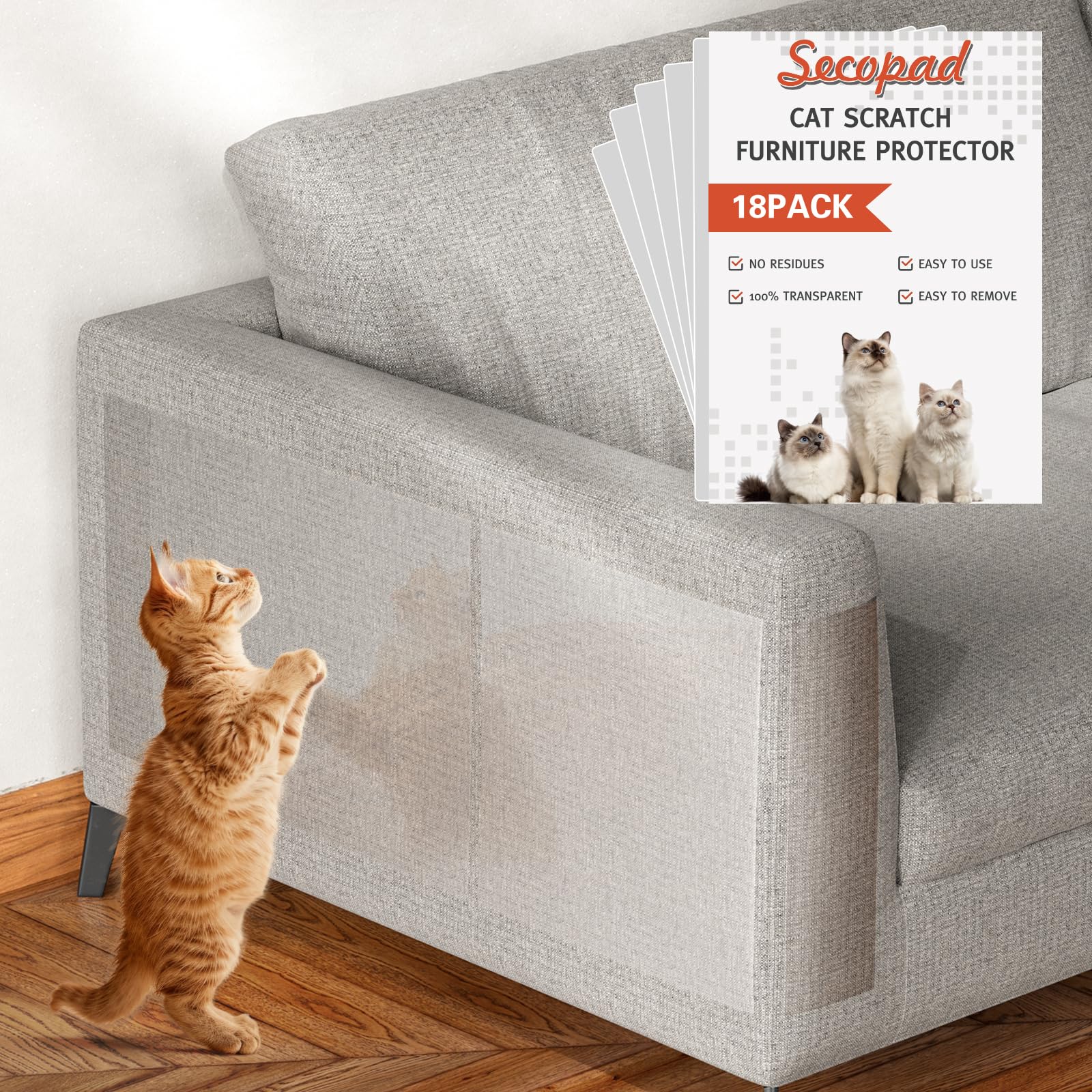 Transparent Cat Furniture Protector