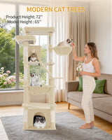 72" Large Cat Tree Tower