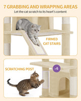 72" Large Cat Tree Tower