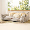 Fluffy Pet Couch Bed with Washable Cover