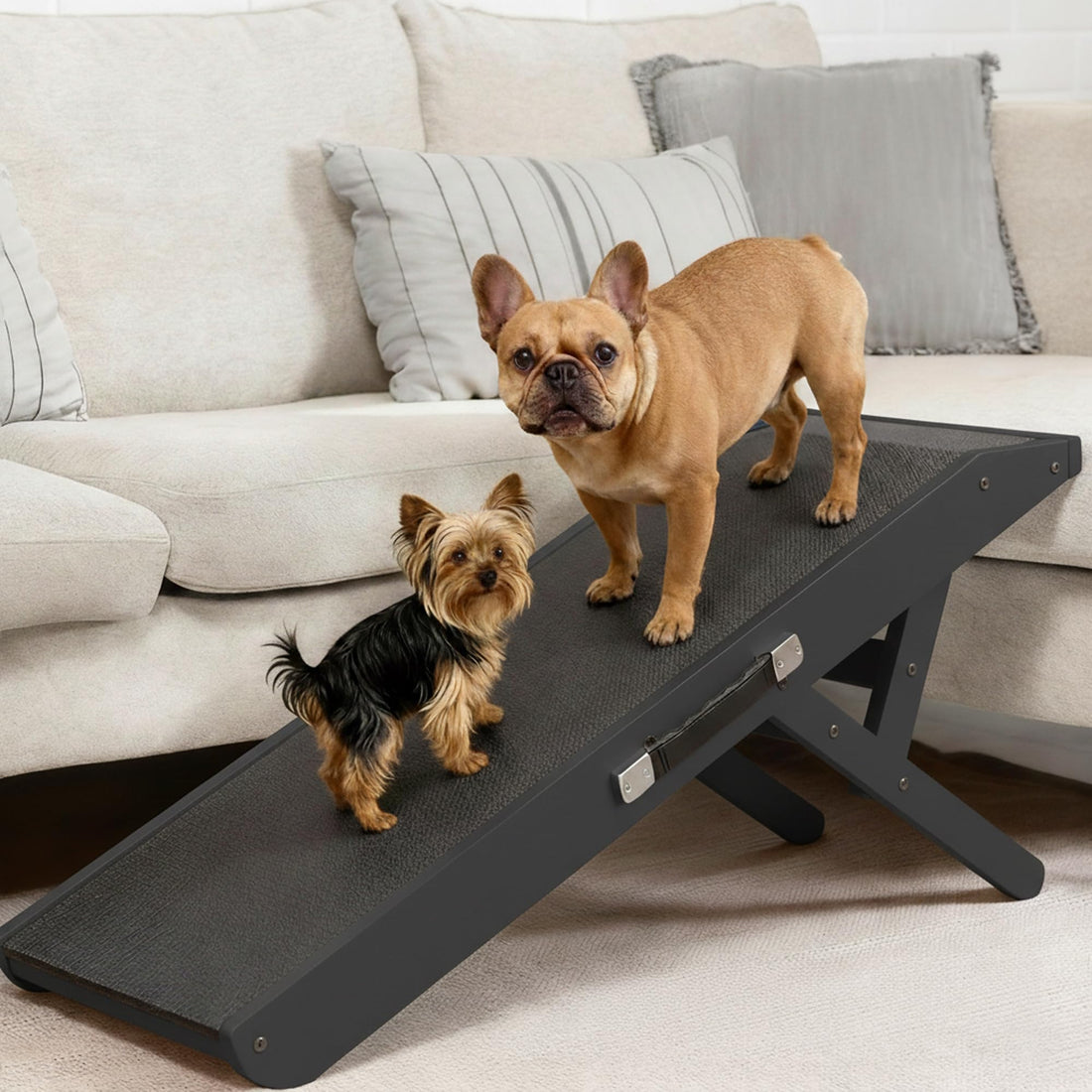 Foldable Wooden Pet Ramp & Stairs