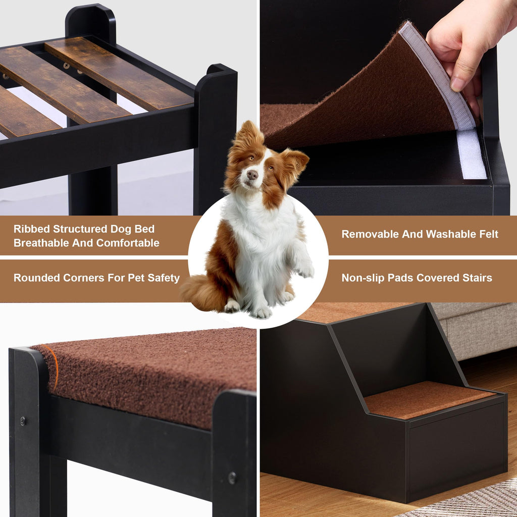 Dog Window Seat with StairsDog Window Seat with Stairs