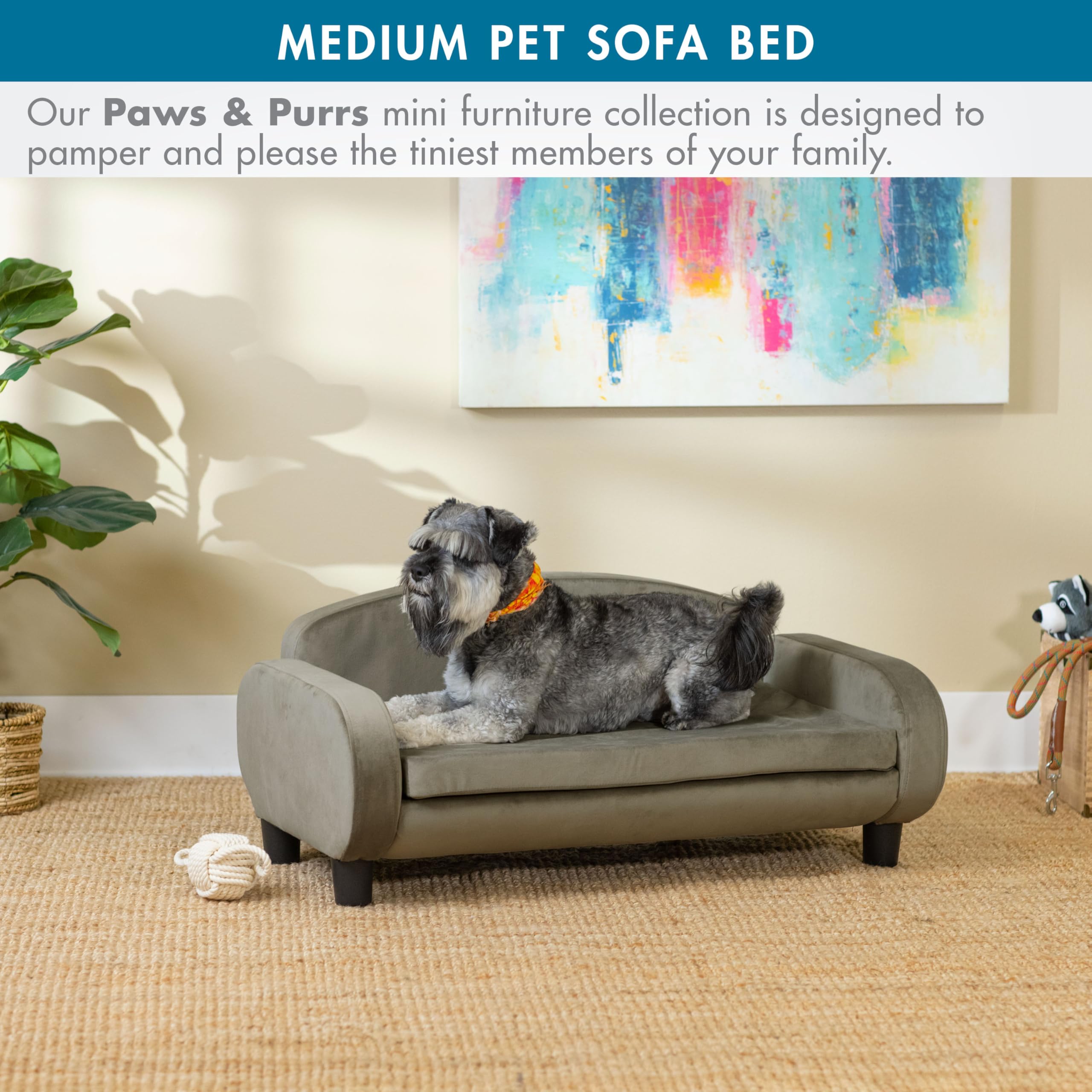 Paws & Purrs Modern Pet Sofa