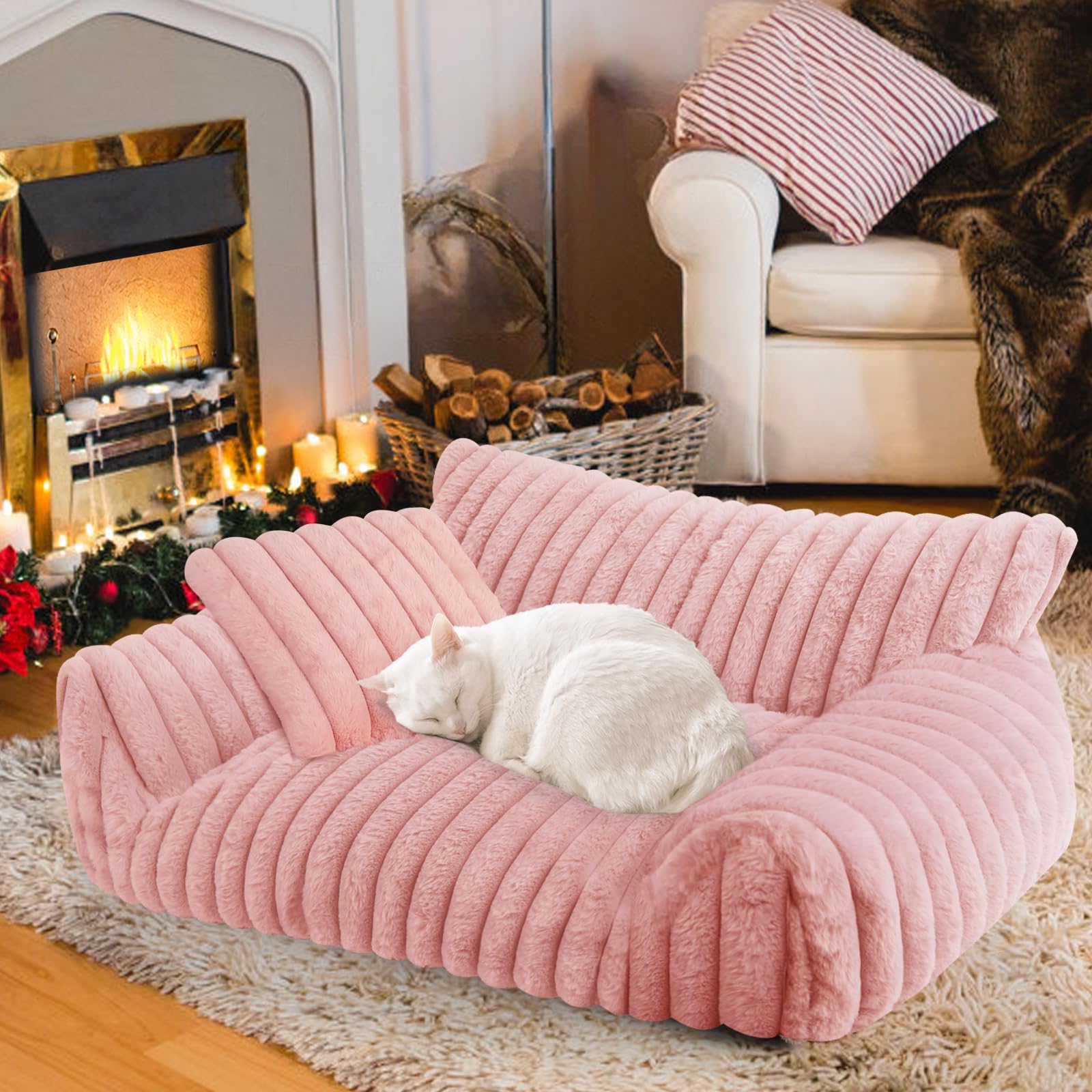 Wn's Day Cute cat Couch Bed