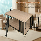 Dog Crate Furniture End Table