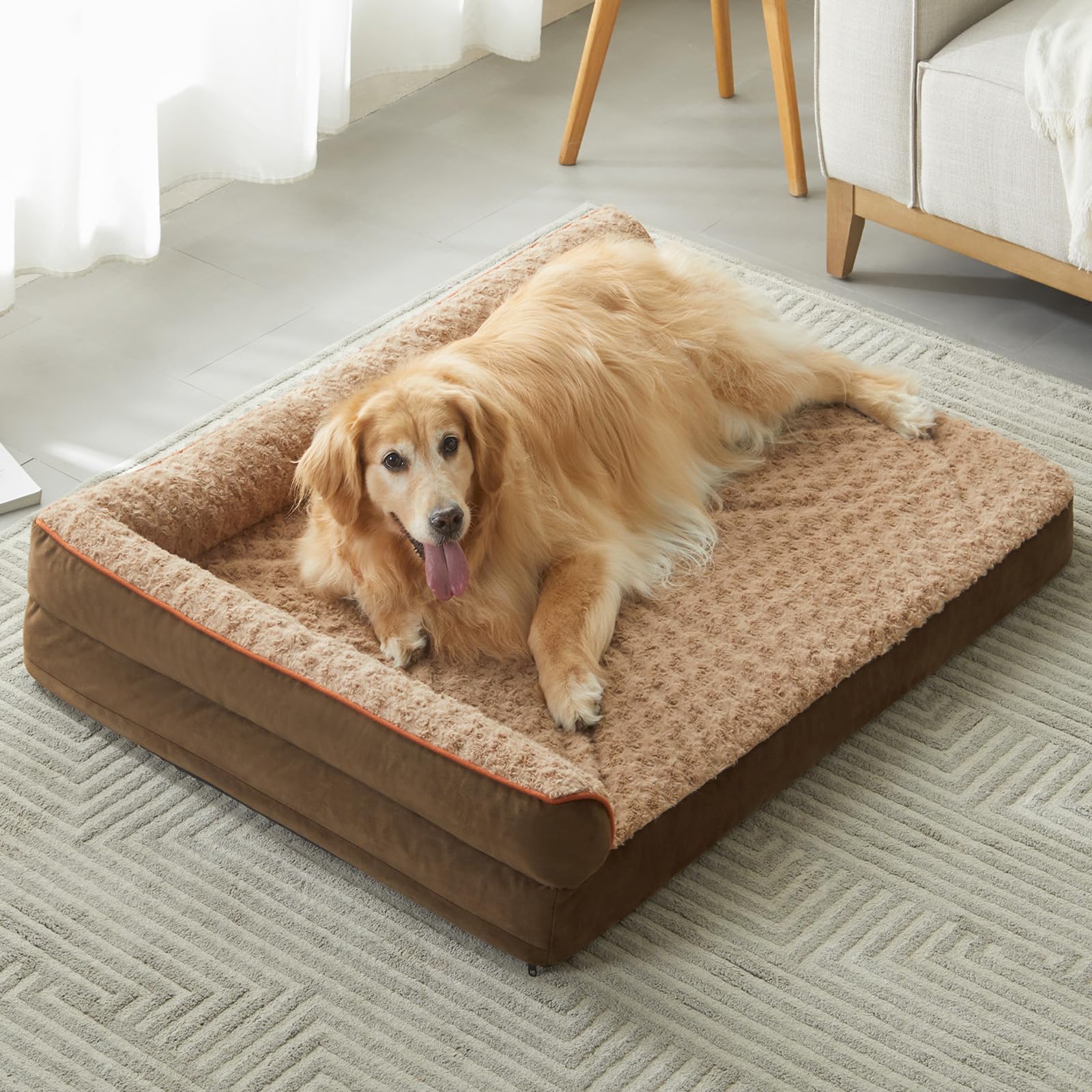 Orthopedic Waterproof Sofa Dog Bed for Large Dogs