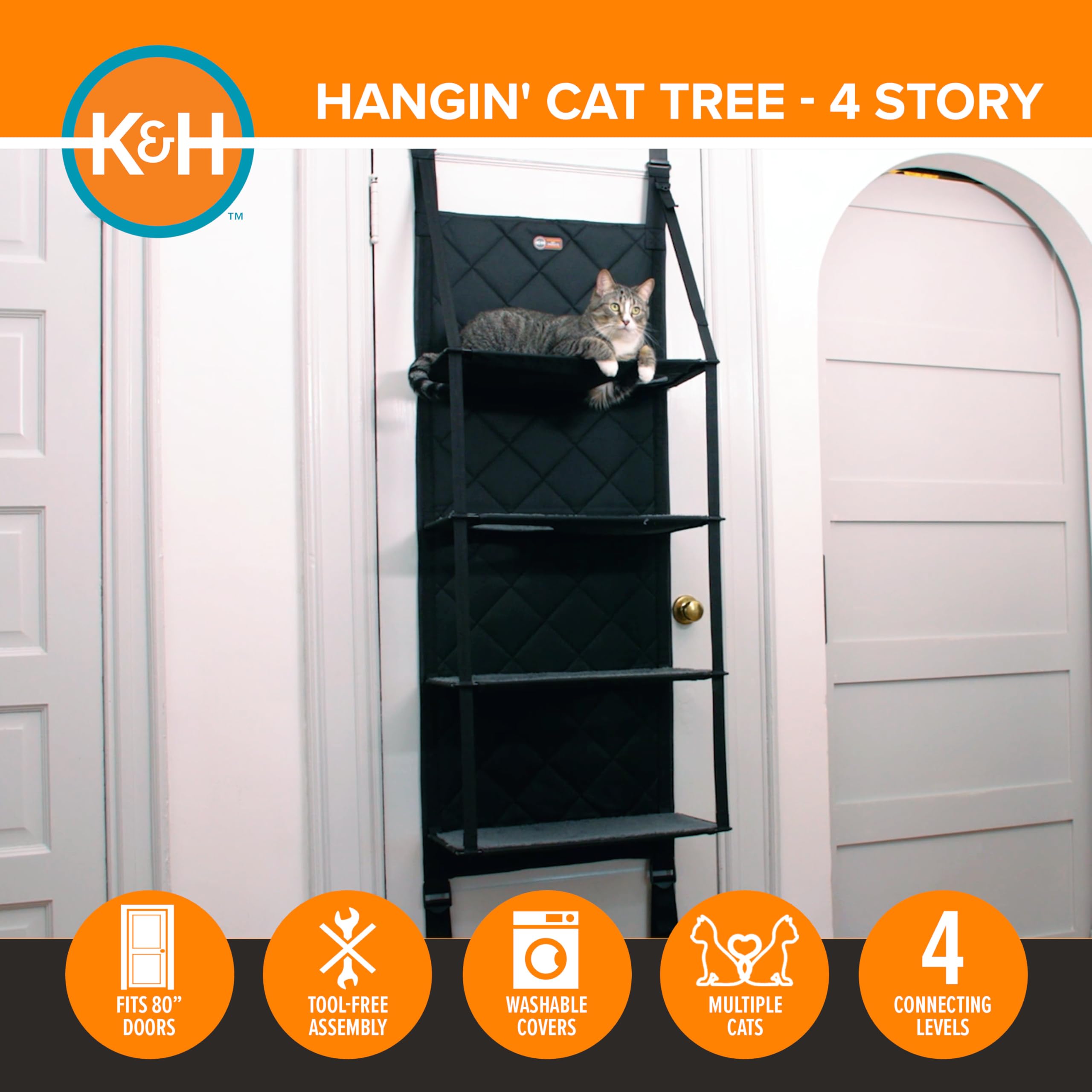 Door-Mounted Cat Tree Tower