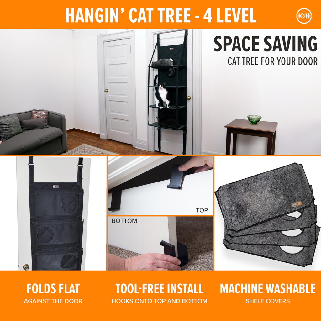 Door-Mounted Cat Tree Tower