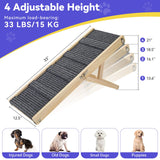 Adjustable Foldable Pet Ramp for Sofa