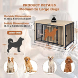 Dog Crate Furniture End Table