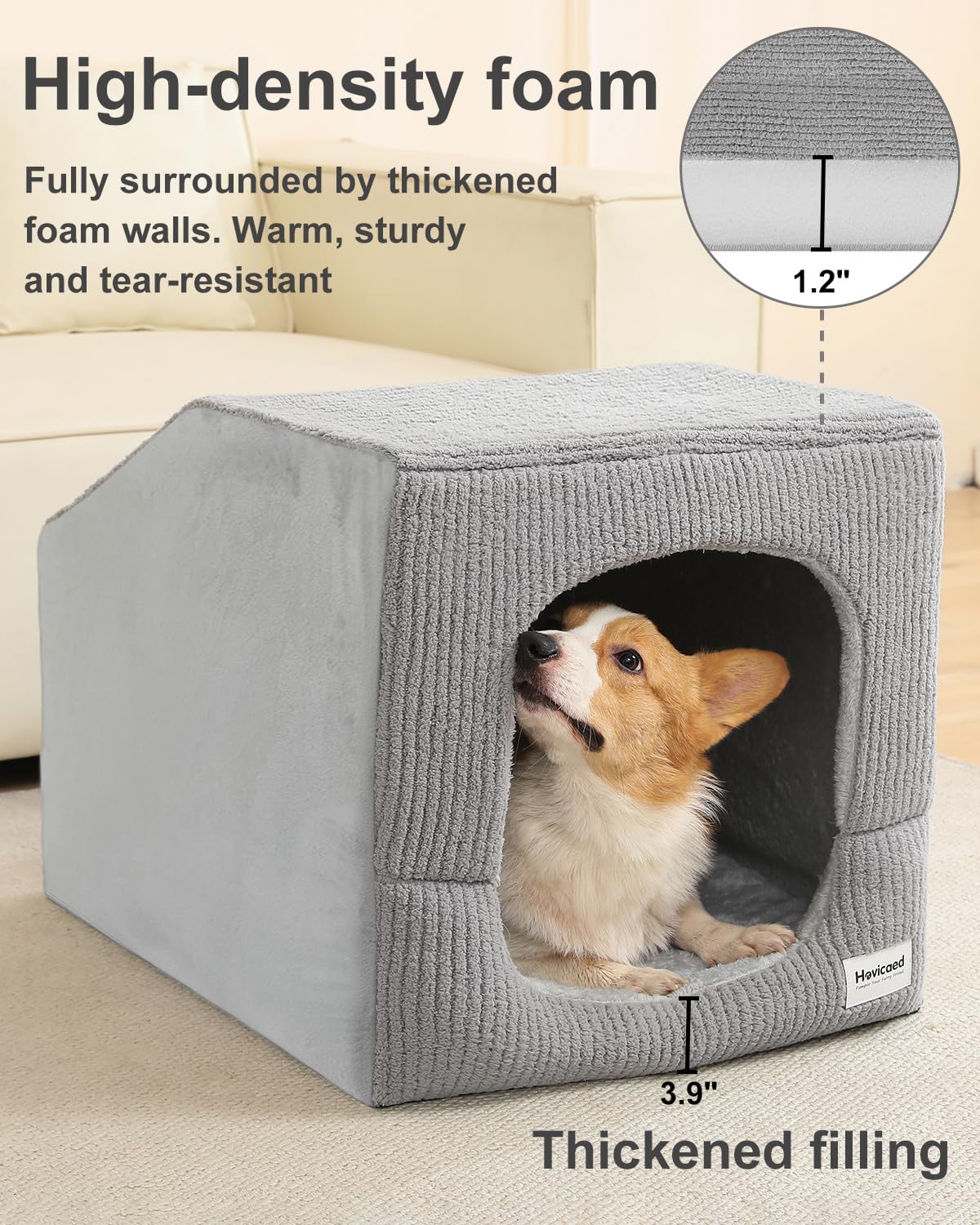 Orthopedic Indoor Dog House Bed