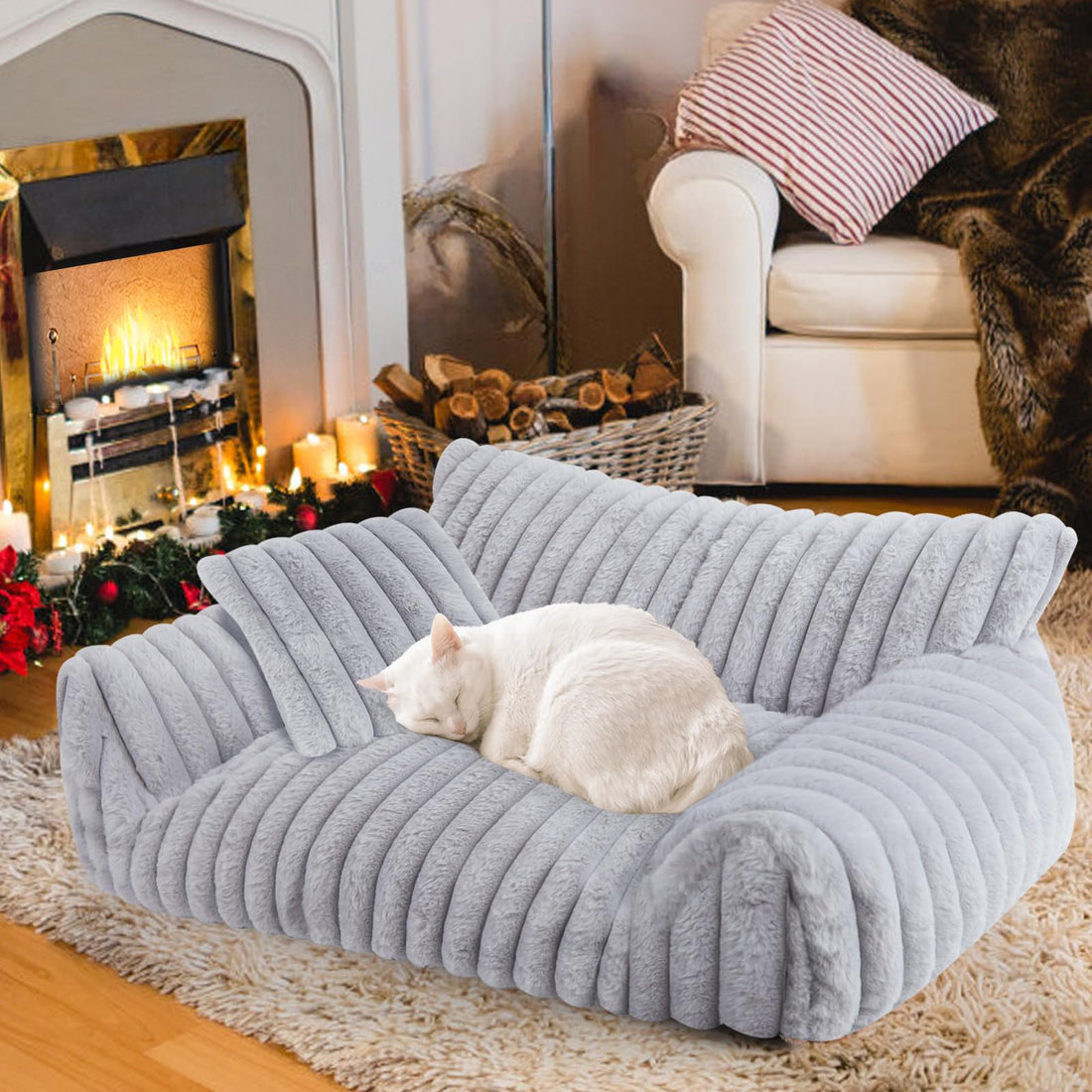Wn's Day Cute cat Couch Bed