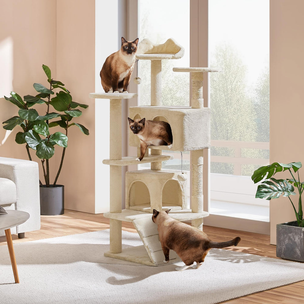 Cat Tree Tower with Condo & Scratch Post