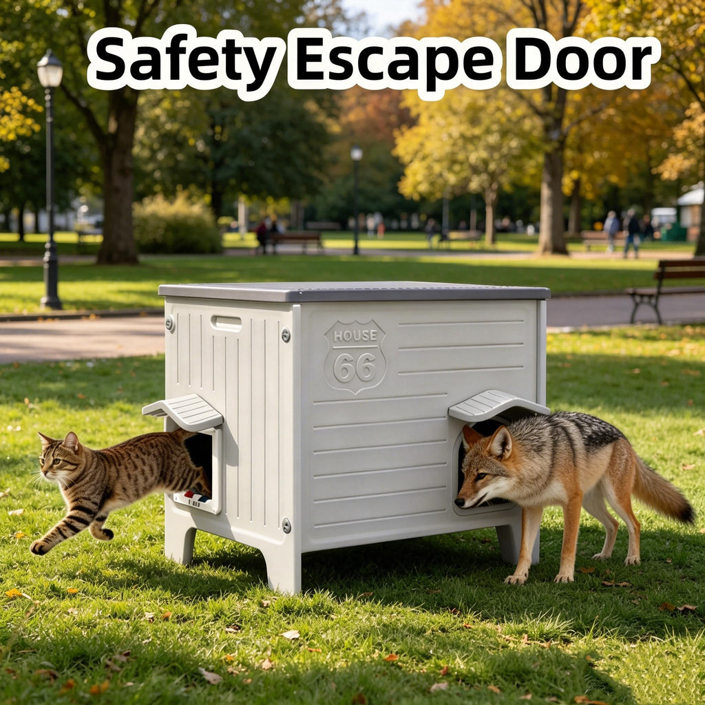 Weatherproof Outdoor Cat House