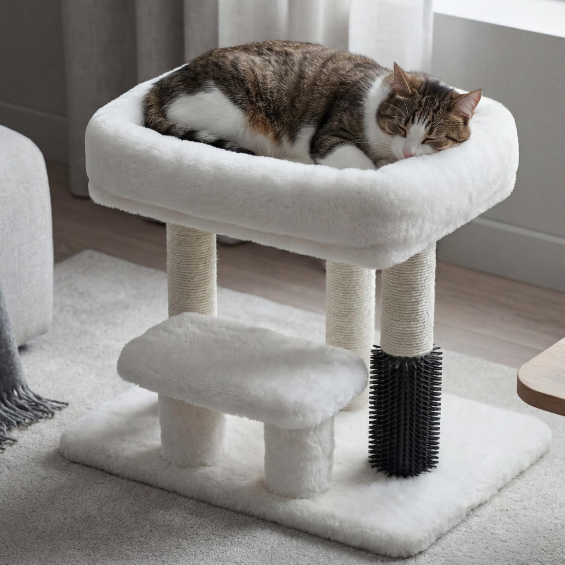 Cat Tree Tower with Hammock & Perch