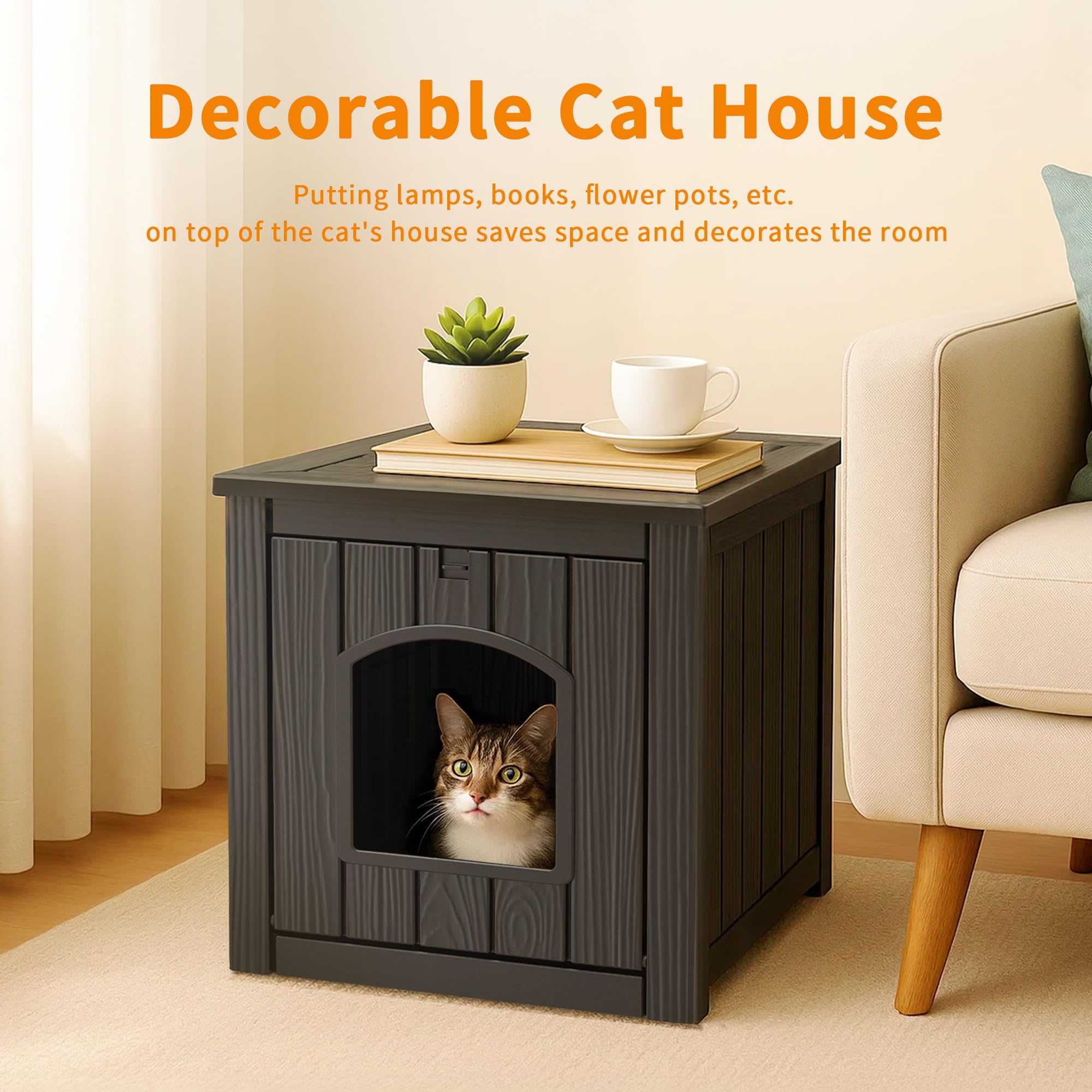 Weatherproof Outdoor Cat House