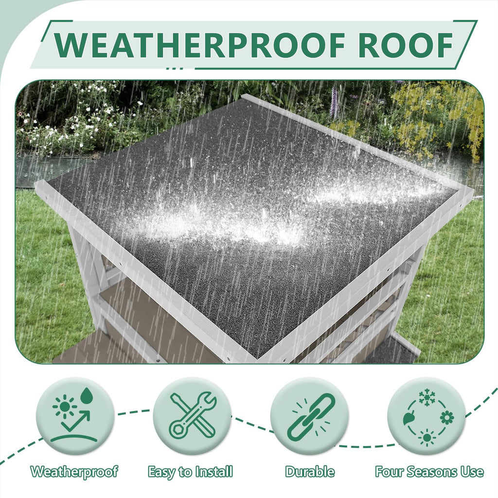 Outdoor Cat House Weatherproof 14