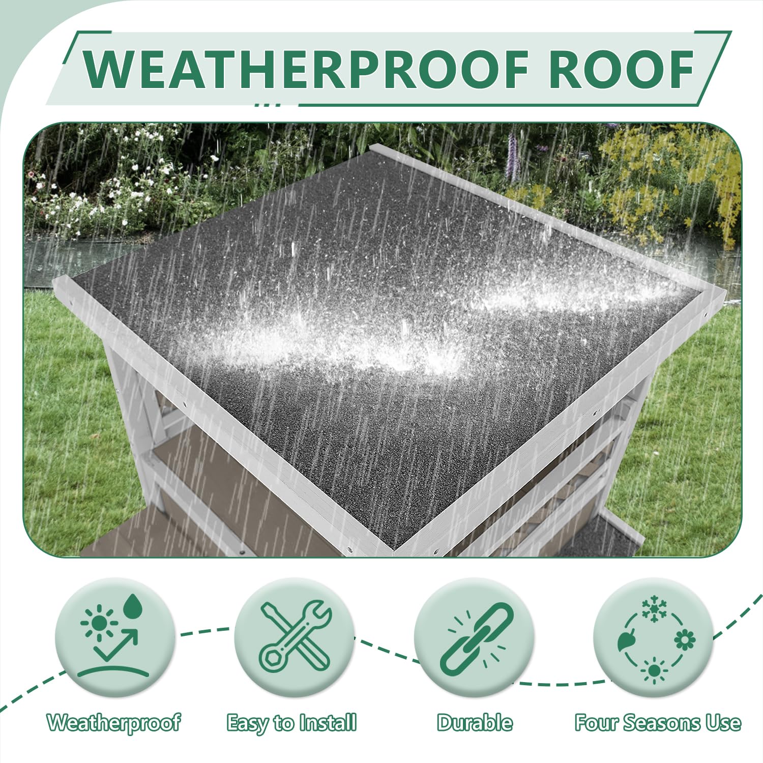 Outdoor Cat House Weatherproof 14