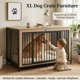 Dog Crate Furniture End Table