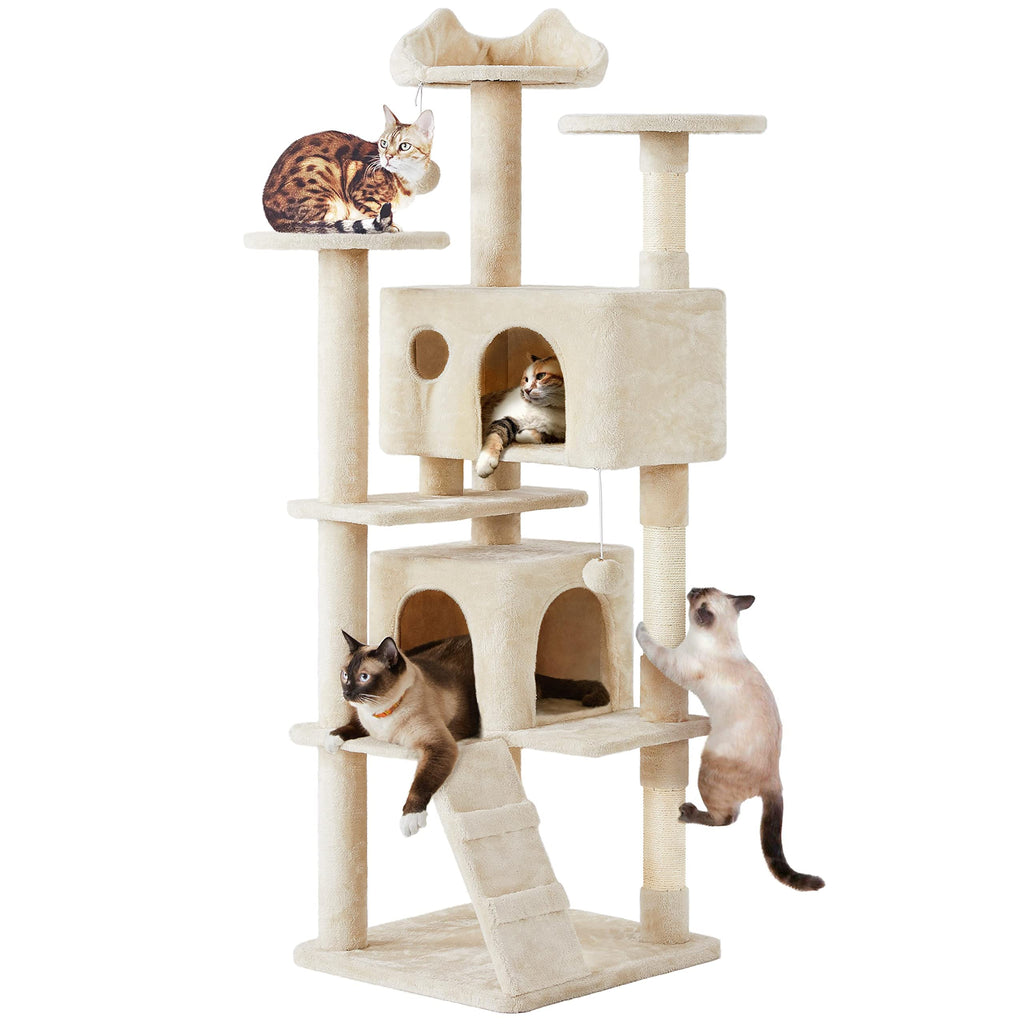 Cat Tree Tower with Condo & Scratch Post