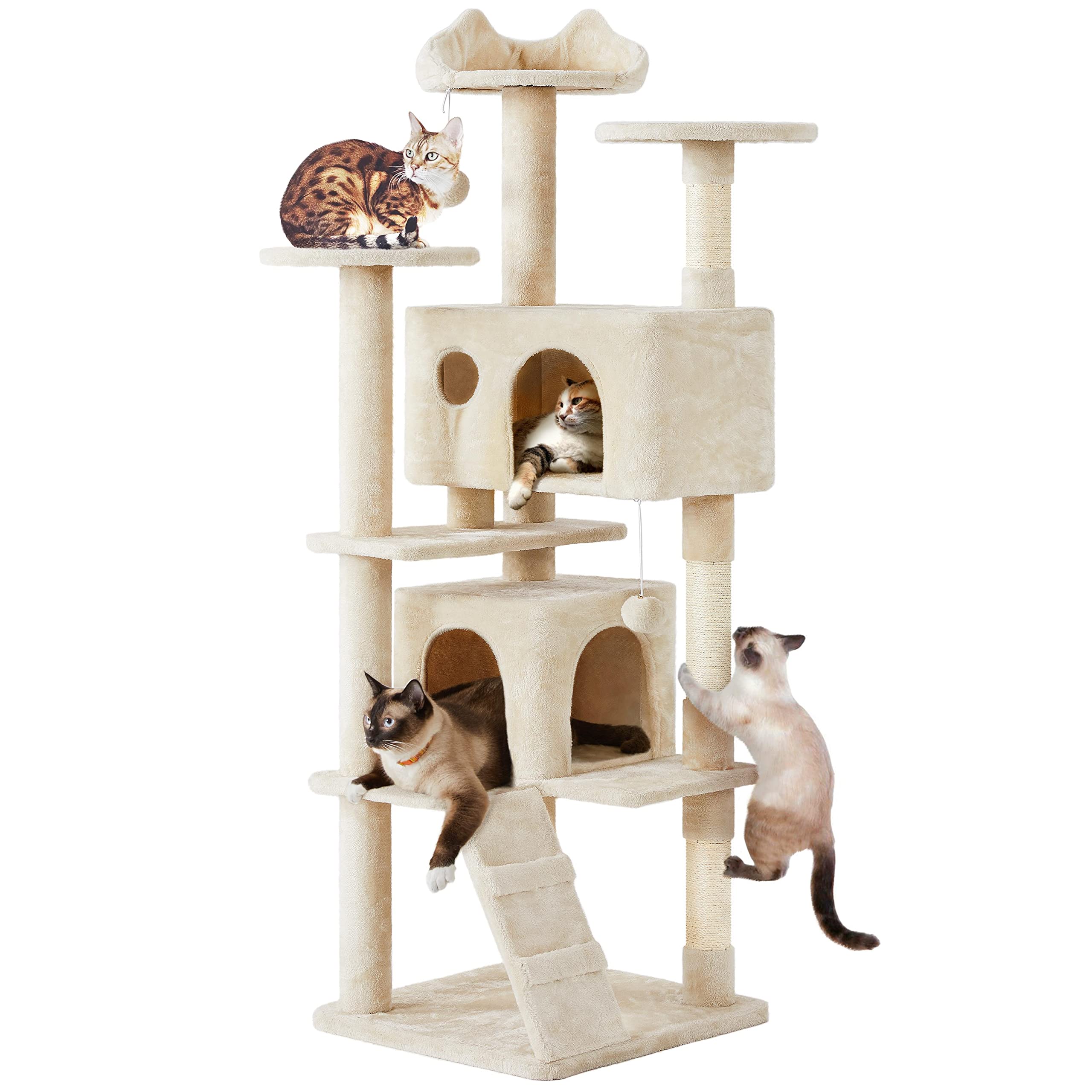 Cat Tree Tower with Condo & Scratch Post