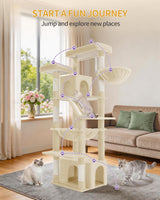 72" Large Cat Tree Tower