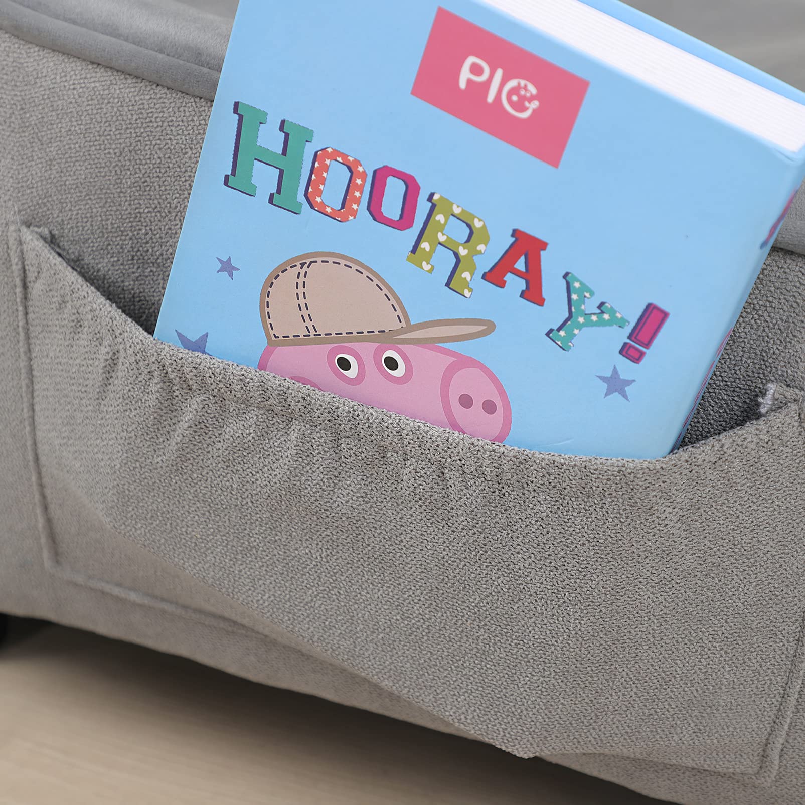 Linen Pet Sofa Bed with Washable Cushion