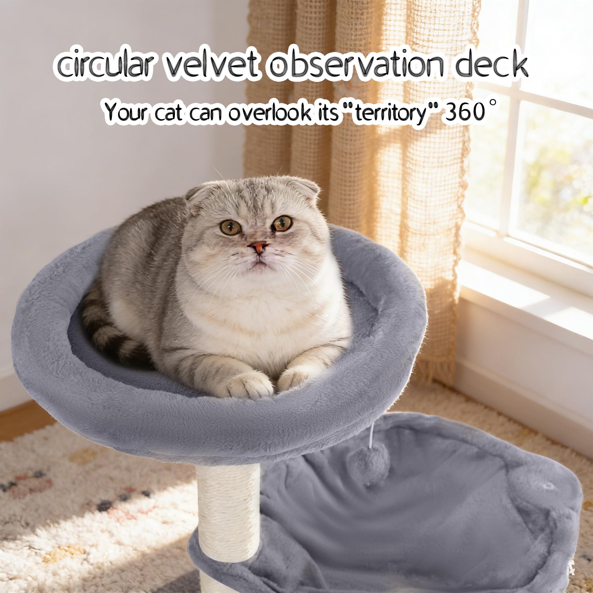 YUNIQUE Cat Tree with Cat Tree