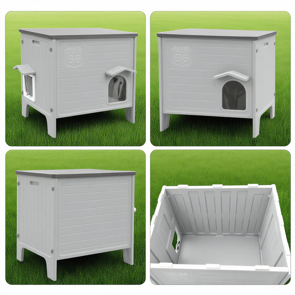 Weatherproof Outdoor Cat House