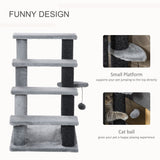 2-in-1 Cat Stairs with Scratching Posts