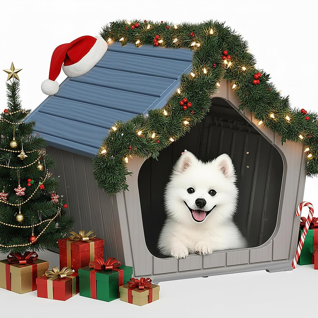 Weather-Resistant Dog House Shelter