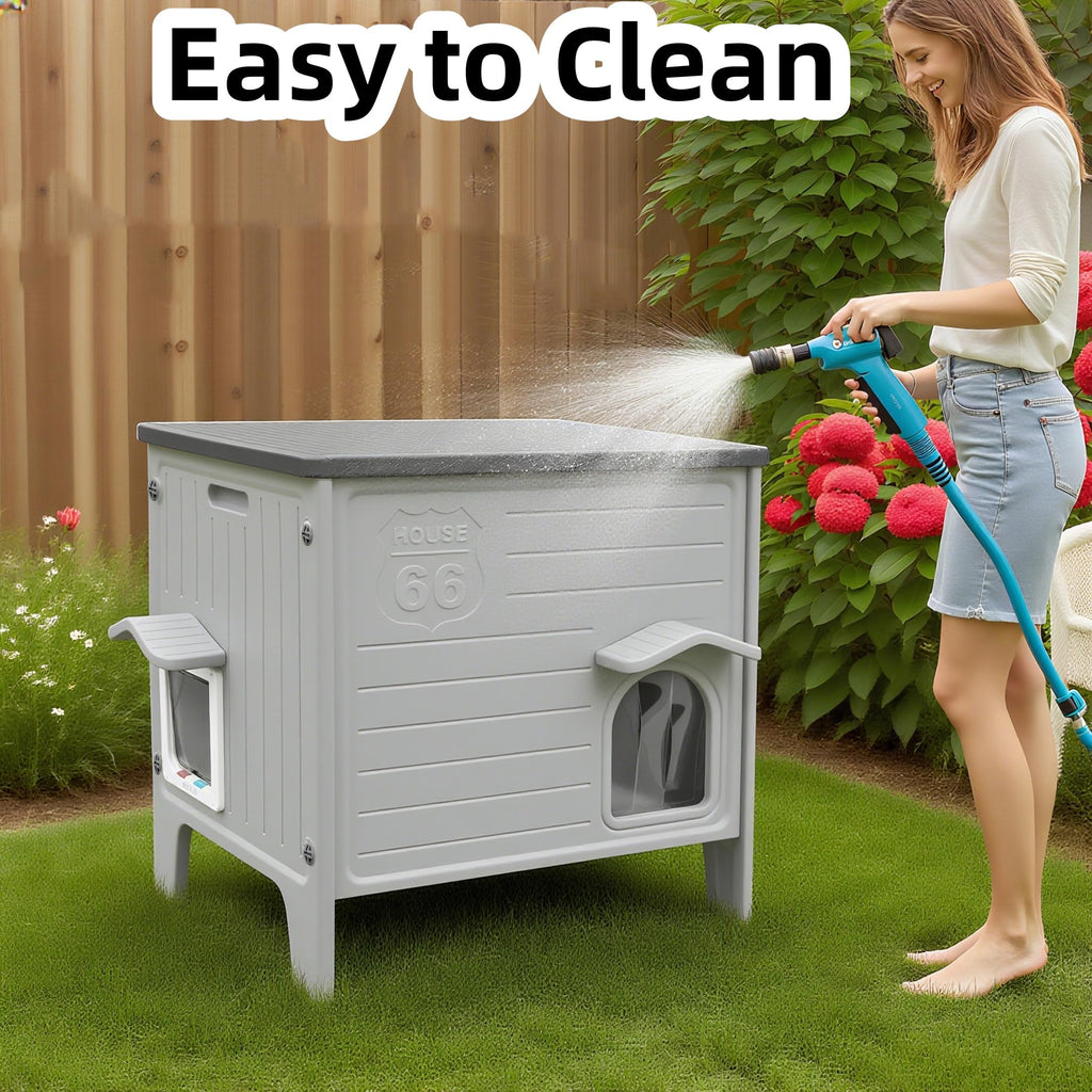 Weatherproof Outdoor Cat House